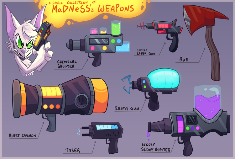 MaDNeSS Weapons 01