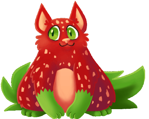 Strawberry Cat Animation